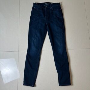 7 For All Mankind Dark Blue Women's Skinny Jeans